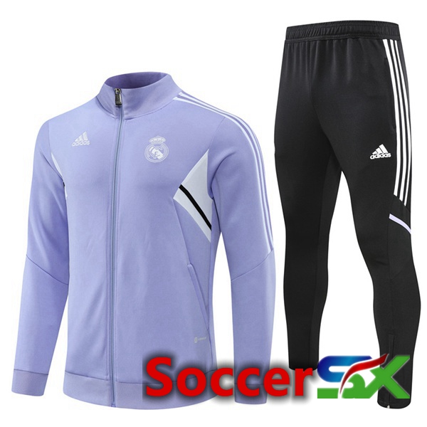 Real Madrid Training Jacket Suit Purple 2022/2023