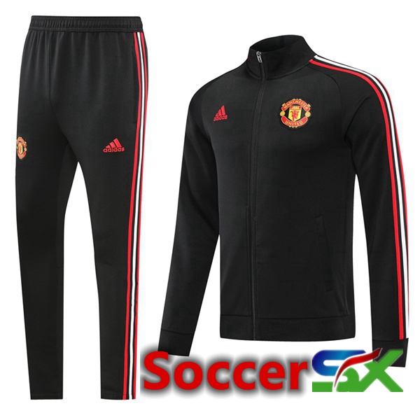 Manchester United Training Jacket Suit Black 2022/2023