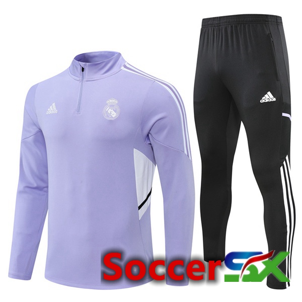 Real Madrid Training Tracksuit Purple 2022/2023