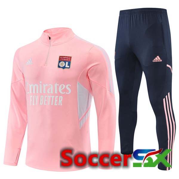 Lyon OL Training Tracksuit Pink 2022/2023