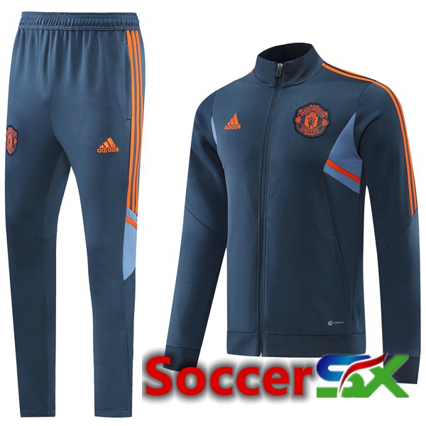 Manchester United Training Jacket Suit Grey 2022/2023