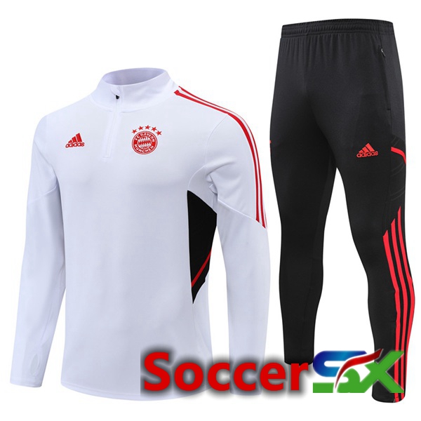 Bayern Munich Training Jacket Suit White 2022/2023