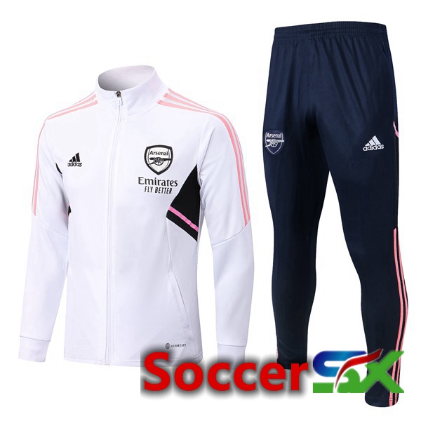 Arsenal Training Jacket Suit White 2022/2023