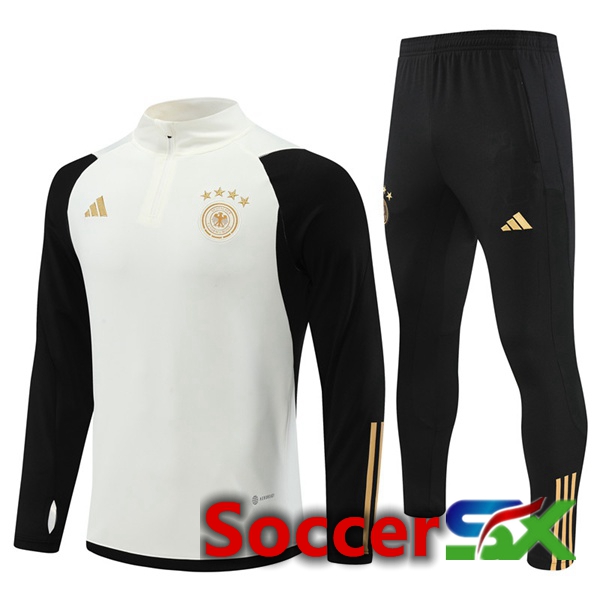 Germany Training Tracksuit White Black 2022/2023