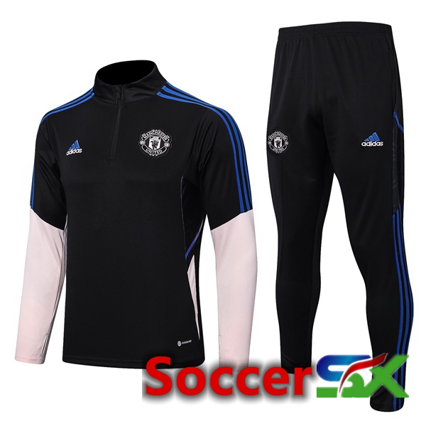 Manchester United Training Jacket Suit Black 2022/2023