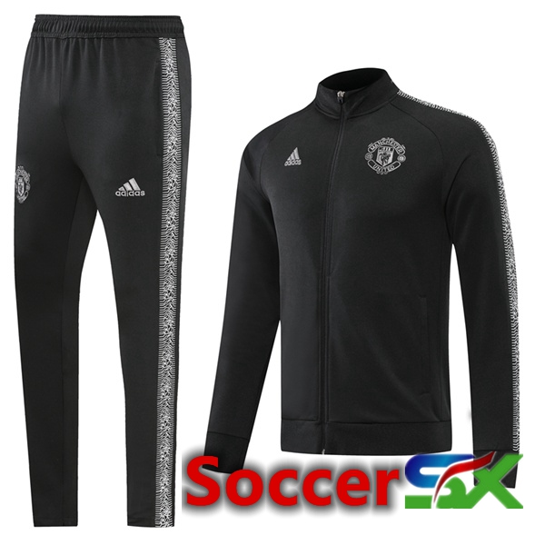 Manchester United Training Jacket Suit Black 2022/2023