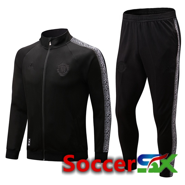 Manchester United Training Jacket Suit Black 2022/2023