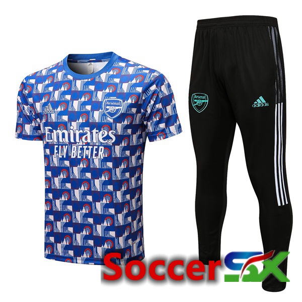 Arsenal Training T Shirt + Pants Blue 2022/2023