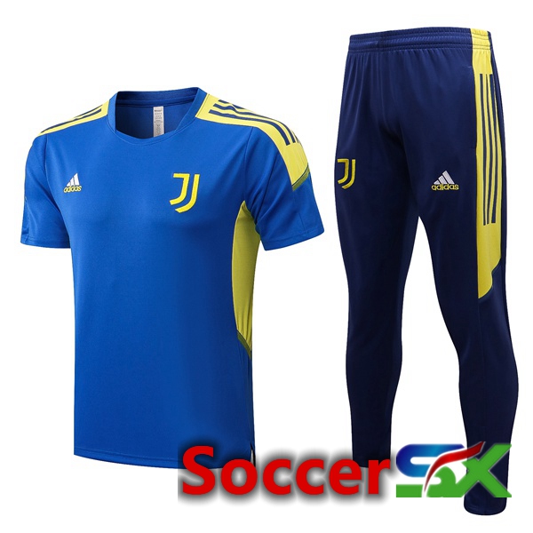 Juventus Training T Shirt + Pants Blue 2022/2023