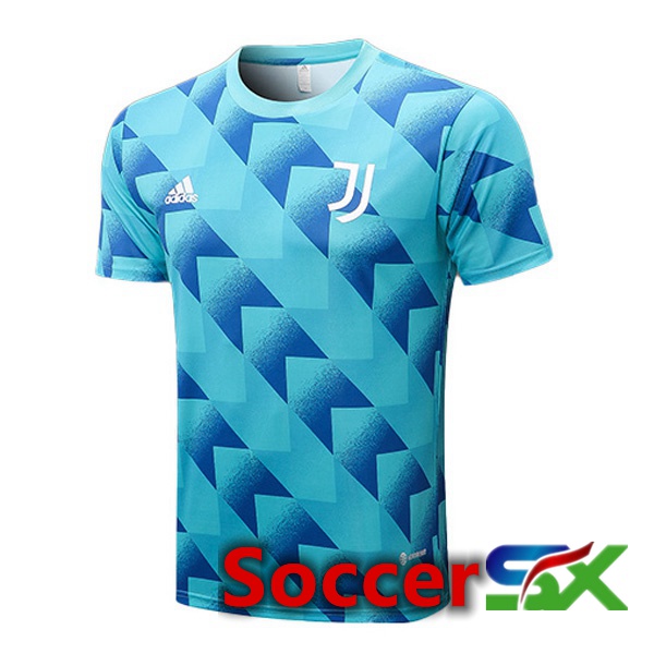 Juventus Training T Shirt Blue 2022/2023