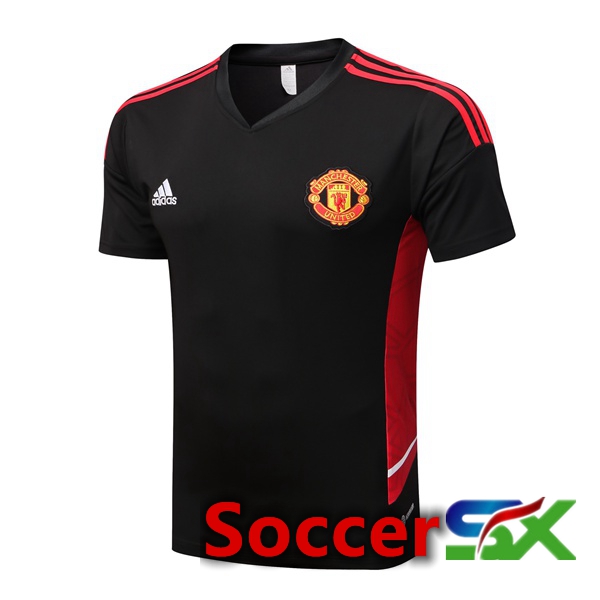 Manchester United Training T Shirt Black 2022/2023
