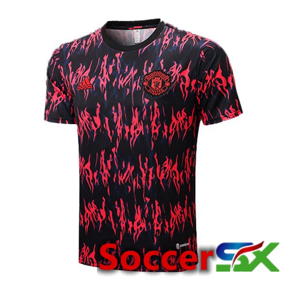 Manchester United Training T Shirt Red Black 2022/2023