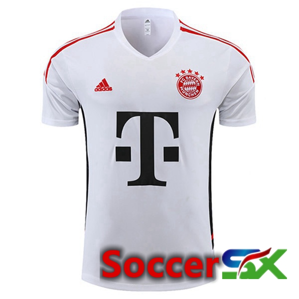 Bayern Munich Training T Shirt White 2022/2023
