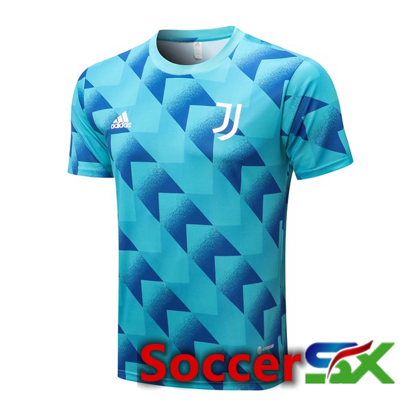 Juventus Training T Shirt Blue 2022/2023