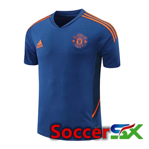 Manchester United Training T Shirt Blue 2022/2023