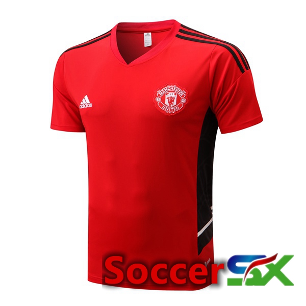 Manchester United Training T Shirt Red 2022/2023