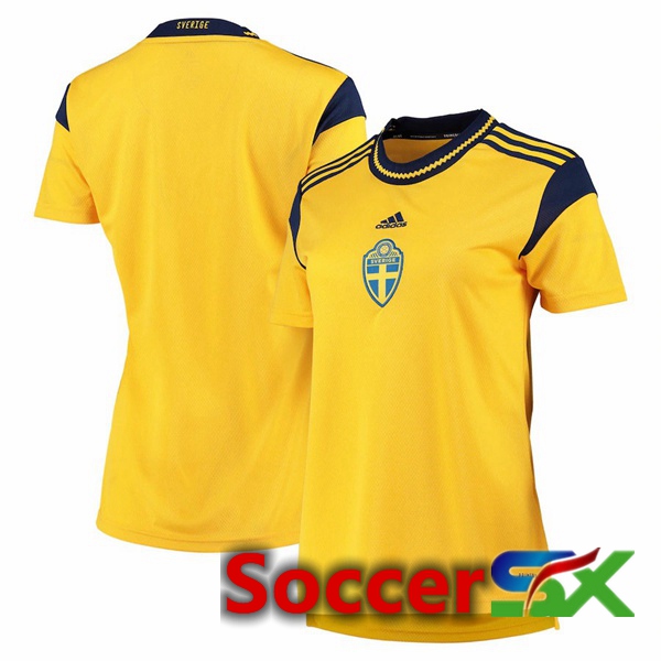 Sweden Womens Home Jersey Yellow Euro 2022