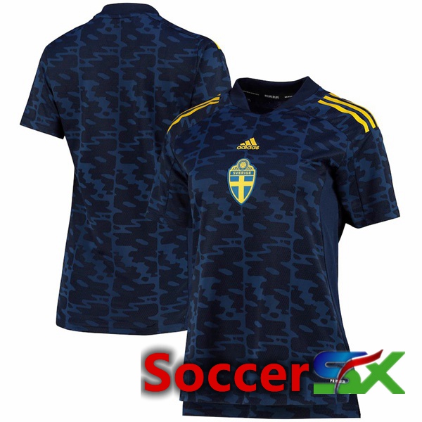 Sweden Womens Away Jersey Blue Euro 2022