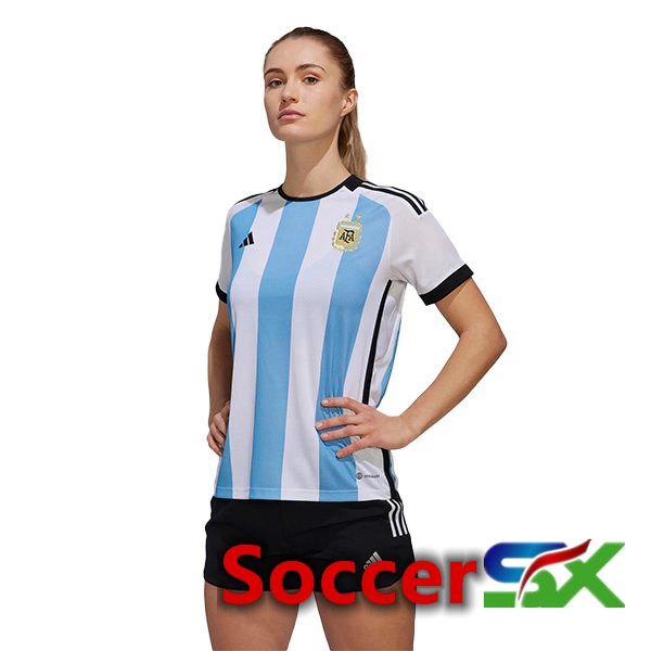 Argentina Womens Home Jersey Blue White 2023/2023