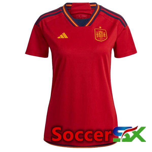 Spain Womens Home Jersey Red 2023/2023