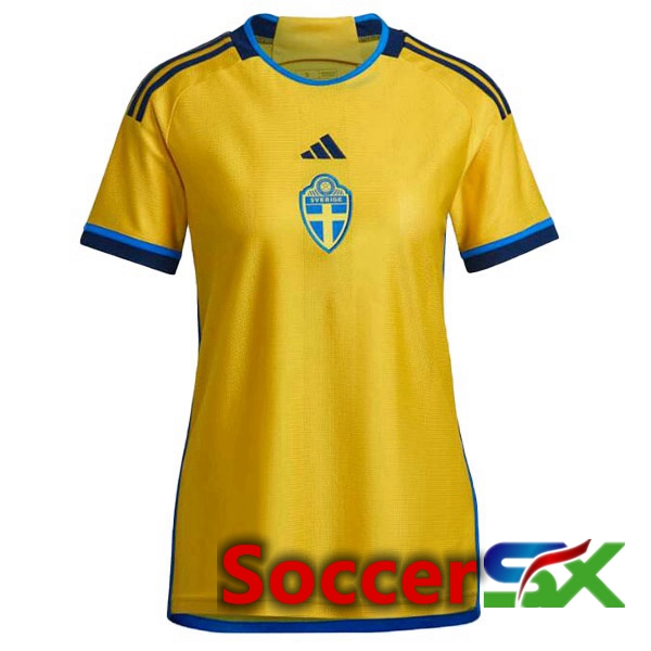 Sweden Womens Home Jersey Yellow 2023/2023