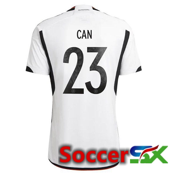 Germany (CAN 23) Home Jersey Black White World Cup 2022