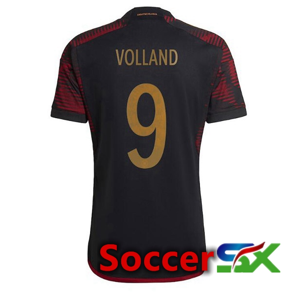 Germany (VOLLAND 9) Away Jersey Black World Cup 2022