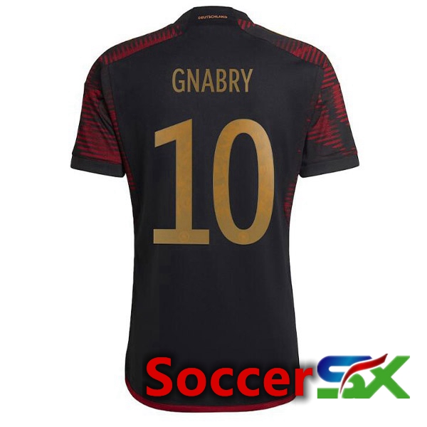 Germany (GNABRY 10) Away Jersey Black World Cup 2022