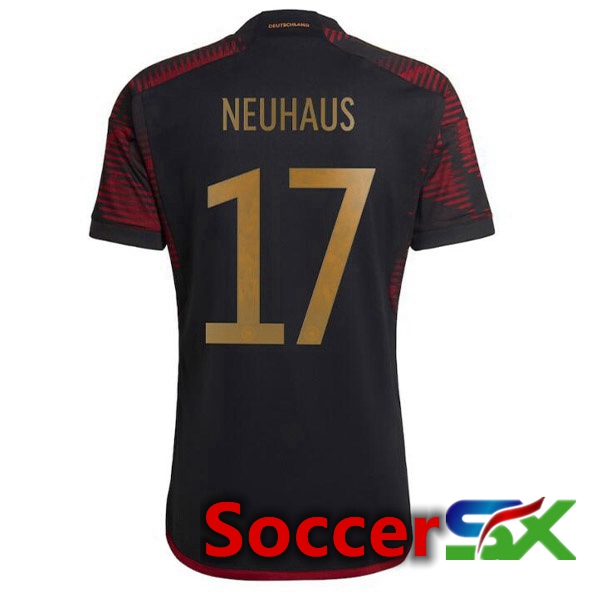 Germany (NEUHAUS 17) Away Jersey Black World Cup 2022