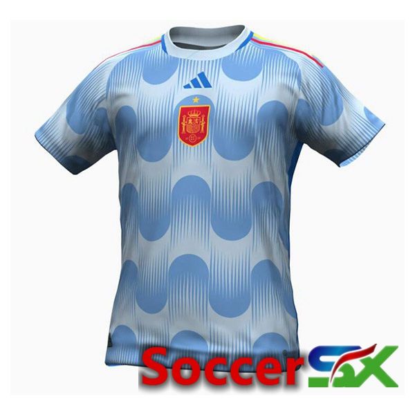 Spain Away Jersey Blue White Version Leak 2023/2023