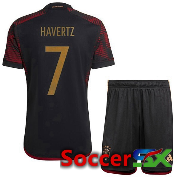 Germany (HAGreenZ 7) Kids Away Jersey Black 2023/2023