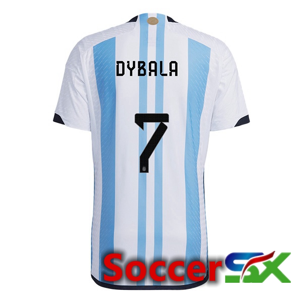 Argentina (DYBALA 7) Home Jersey Blue White 2023/2023