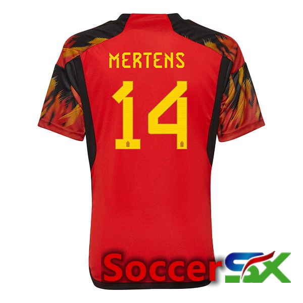 Belgium (MERTENS 14) Home Jersey Red 2023/2023