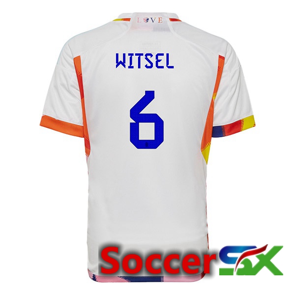 Belgium (WITSEL 6) Away Jersey White 2023/2023