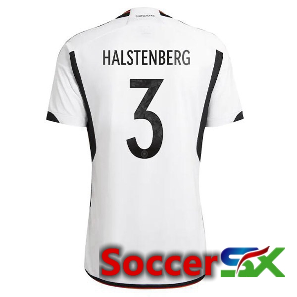 Germany (HALSTENBERG 3) Home Jersey Black White 2023/2023