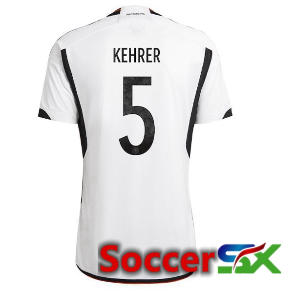 Germany (KEHRER 5) Home Jersey Black White 2023/2023