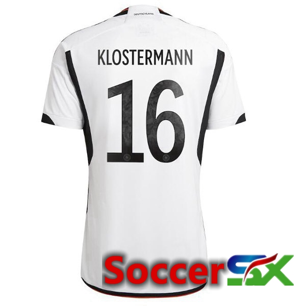Germany (KLOSTERMANN 16) Home Jersey Black White 2023/2023