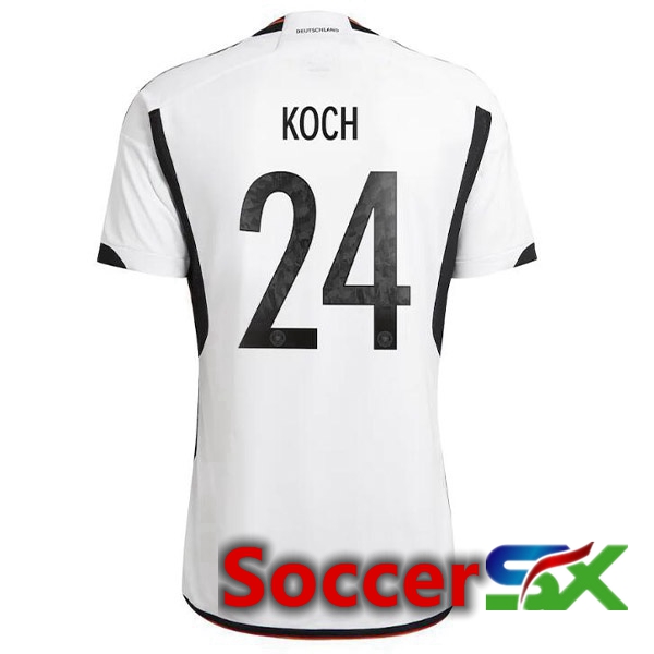 Germany (KOCH 24) Home Jersey Black White 2023/2023