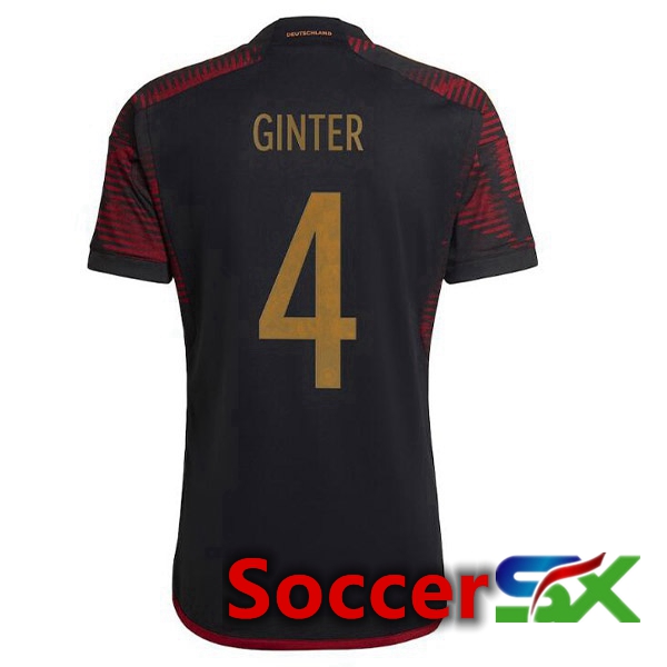 Germany (GINTER 4) Away Jersey Black 2023/2023