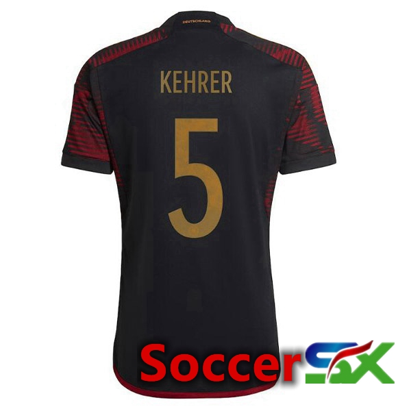 Germany (KEHRER 5) Away Jersey Black 2023/2023
