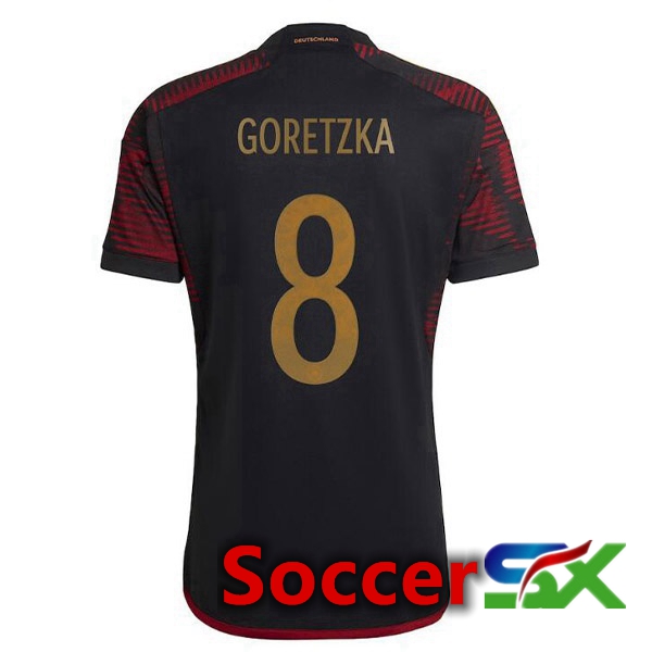 Germany (GORETZKA 8) Away Jersey Black 2023/2023