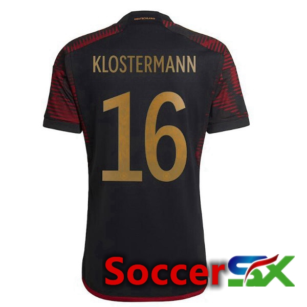 Germany (KLOSTERMANN 16) Away Jersey Black 2023/2023