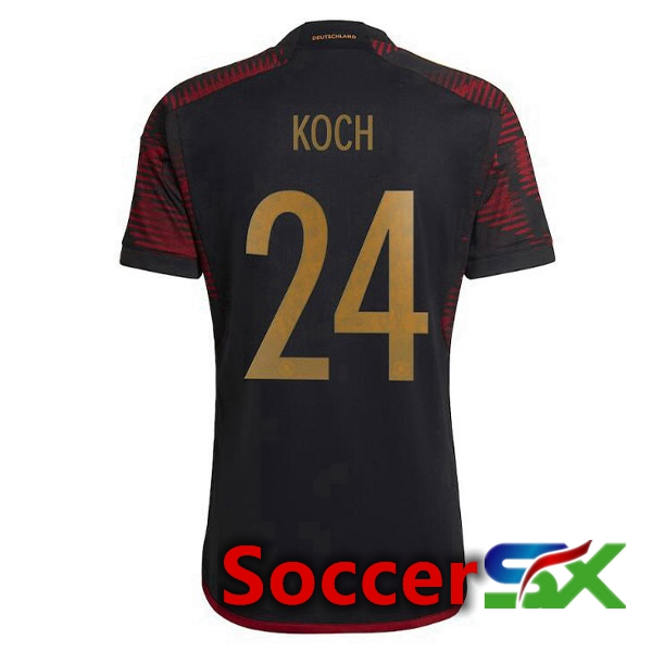 Germany (KOCH 24) Away Jersey Black 2023/2023