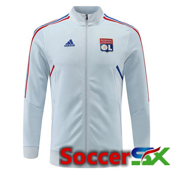 Lyon OL Training Jacket Blue Grey 2022/2023