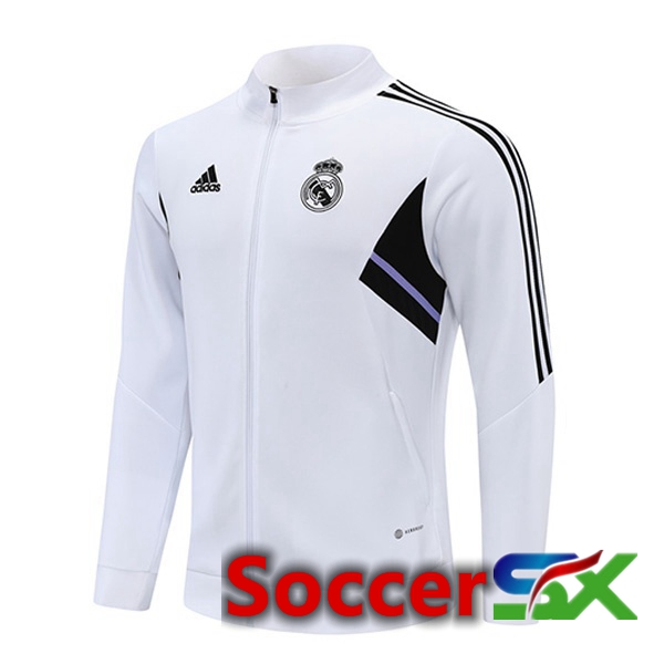 Real Madrid Training Jacket White 2022/2023