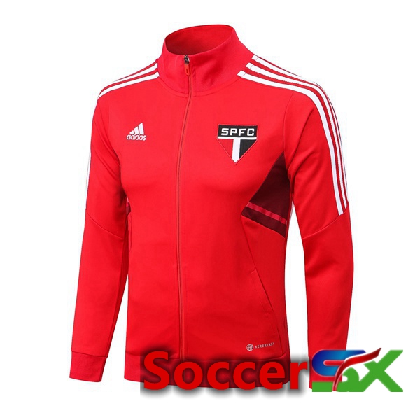 Sao Paulo FC Training Jacket Red 2022/2023