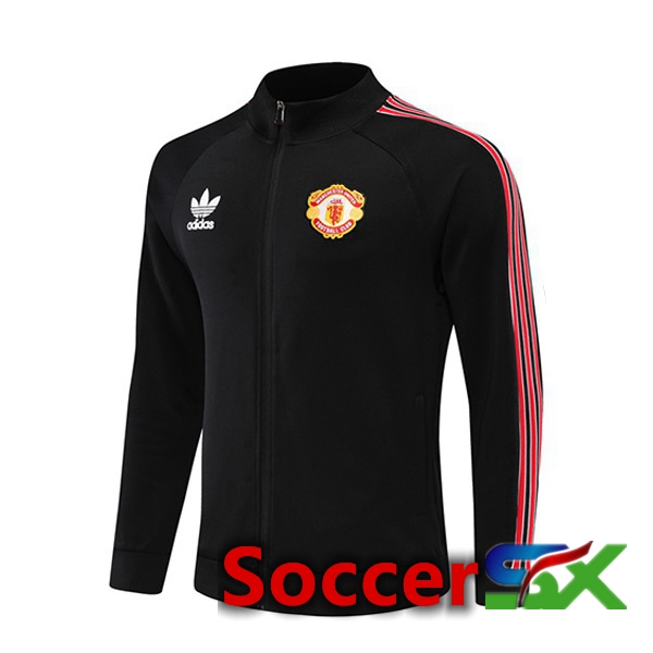 Manchester United Training Jacket Black 2022/2023