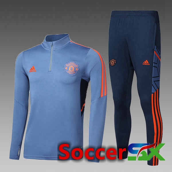 Manchester United Kids Training Tracksuit Grey 2022/2023