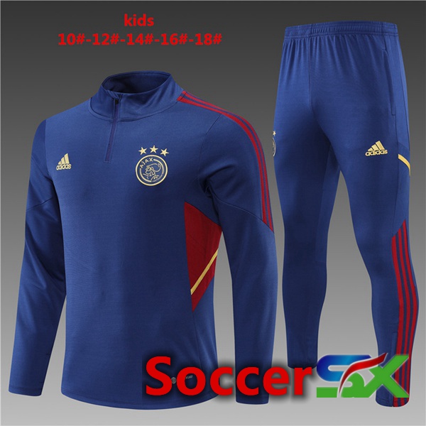 AFC Ajax Kids Training Tracksuit Royal Blue 2022/2023