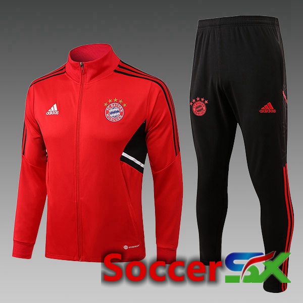 Real Madrid Kids Training Jacket Suit Red 2022/2023